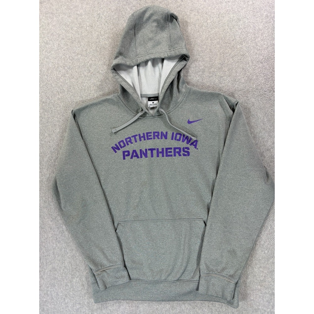 Northern Iowa Panthers Nike Screened Campus Hoodie Sweatshirt (Men's Medium)